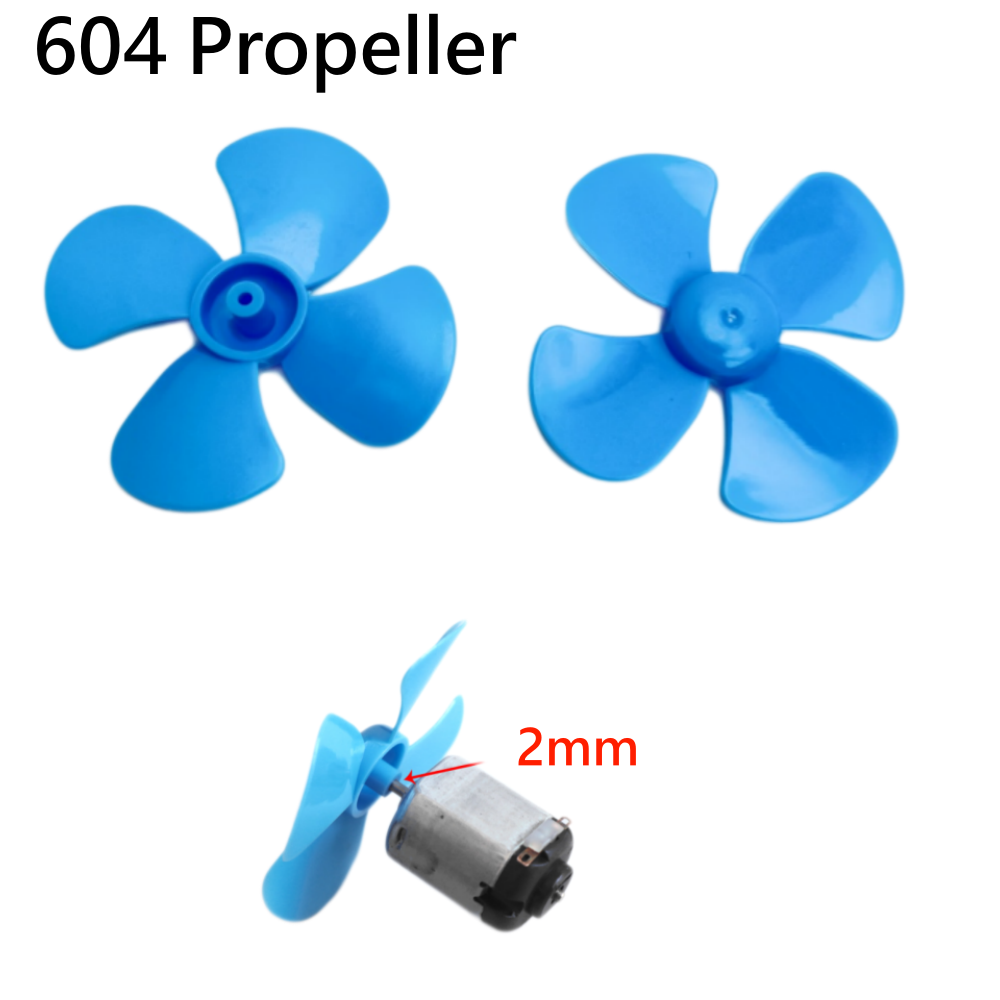 Science Robotics - 10pcs 604 4‑Blade Propeller 1.95mm Hole