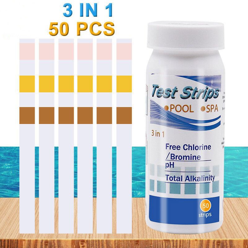 50pcs Chlorine PH Test Strips  - огляд і ціна Water Testing Kit