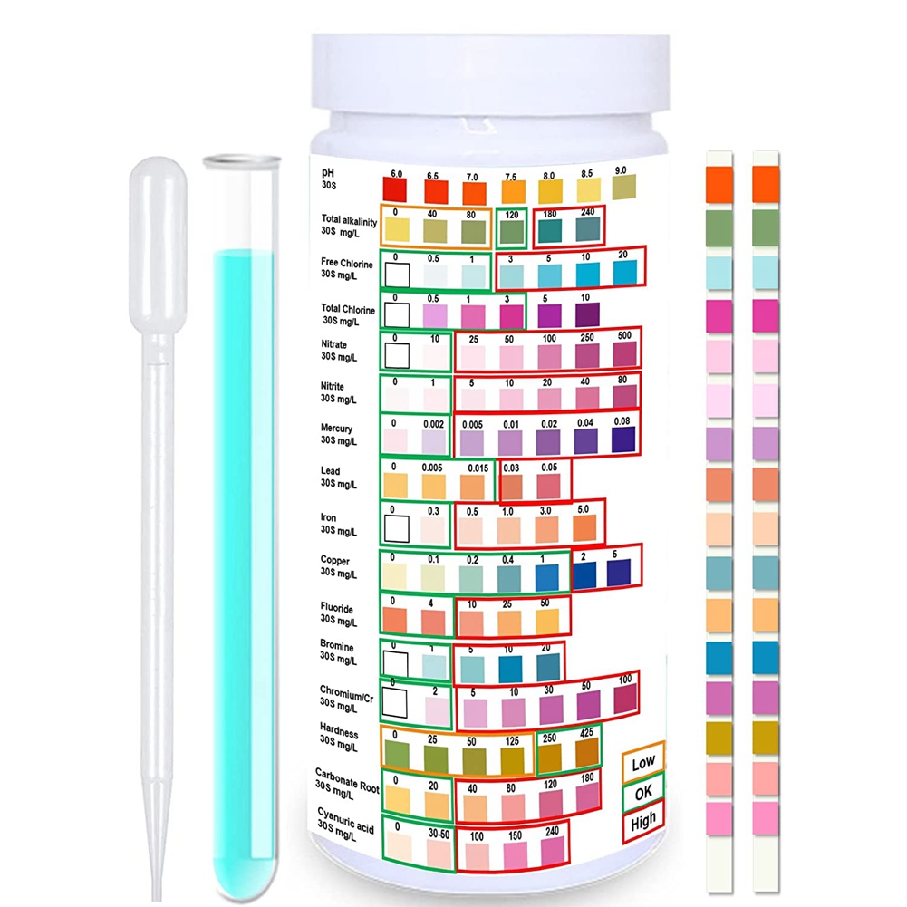Water Testing Strips for Drink - огляд і ціна Water Testing Kit