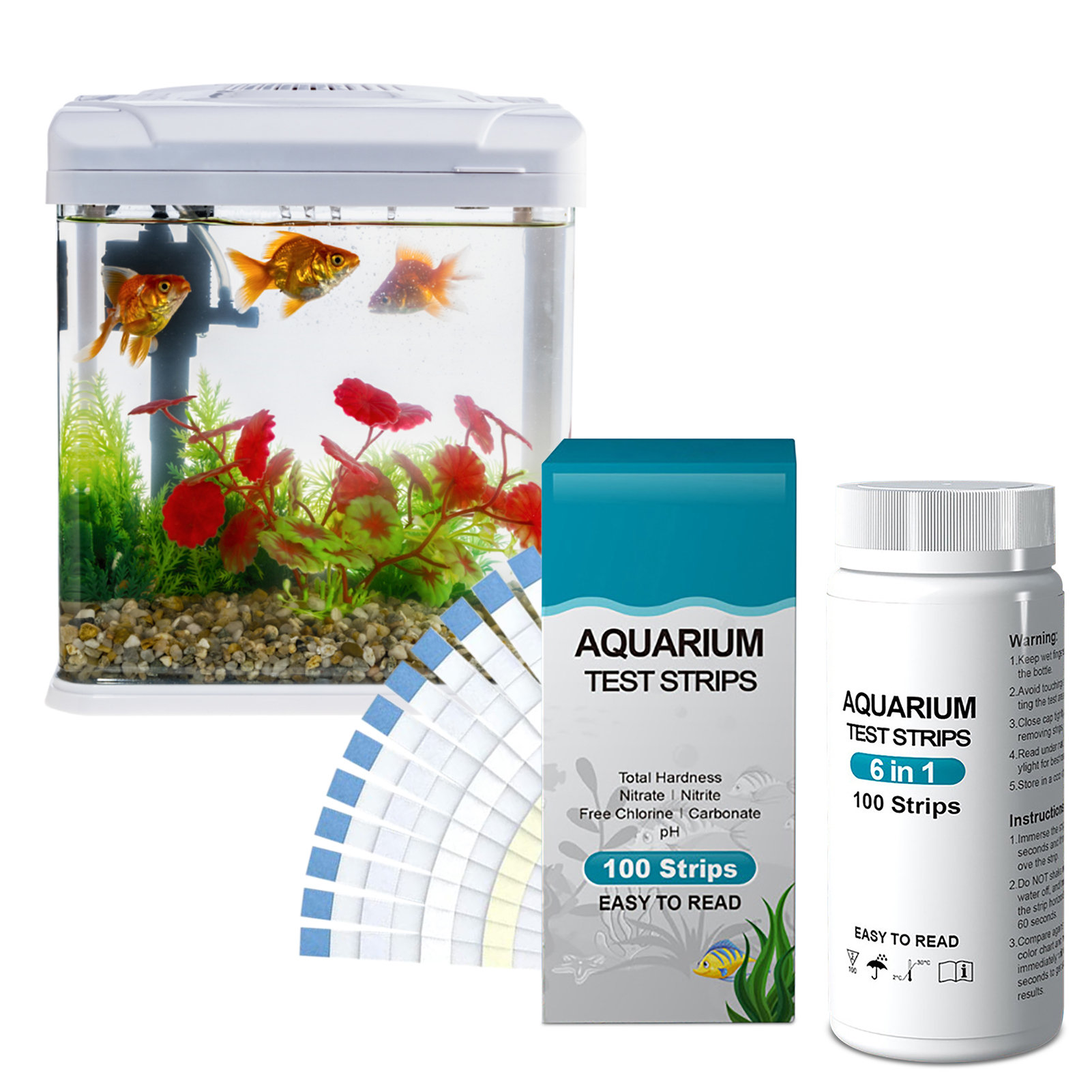 100pcs 6-in-1 Water Quality Te - огляд і ціна Water Testing Kit