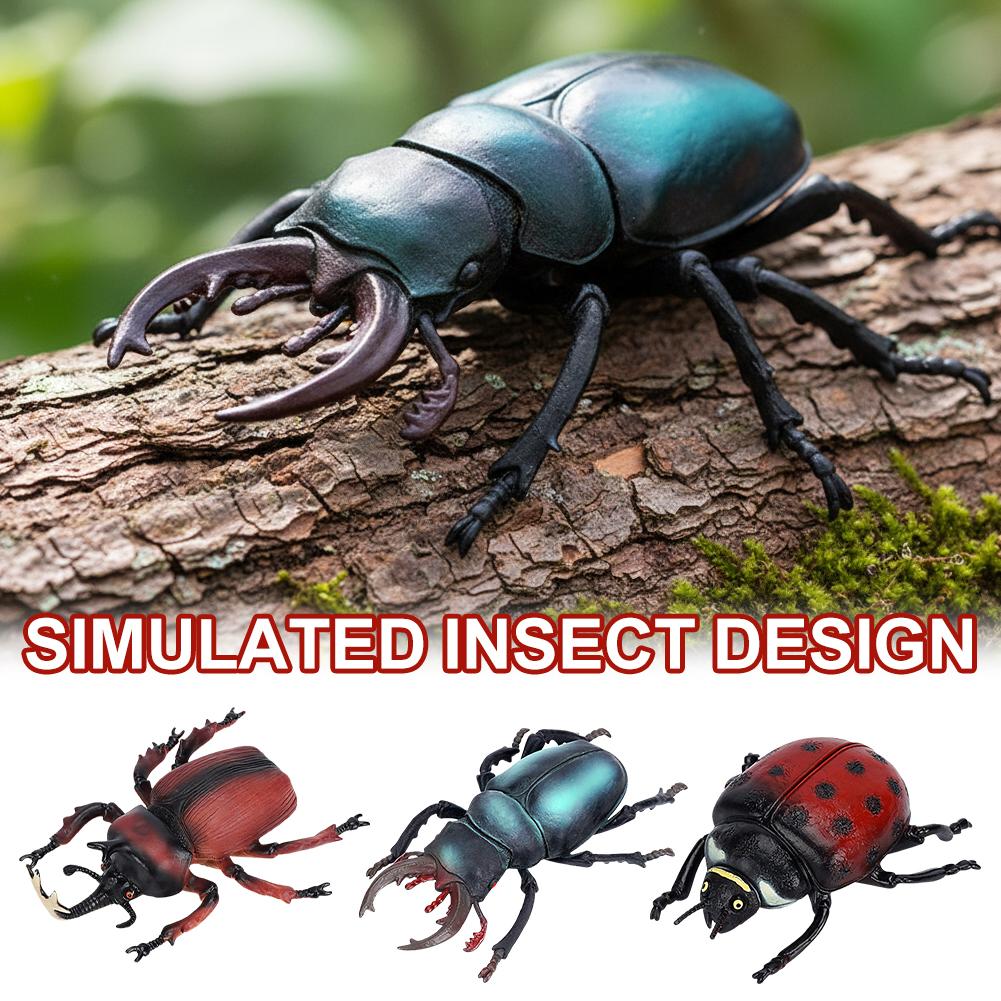 Realistic Stag Beetle Figurine - огляд і ціна Science Nature