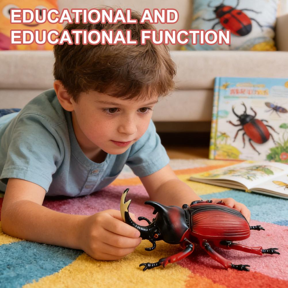 Realistic Stag Beetle Figurine - огляд і ціна Science Nature